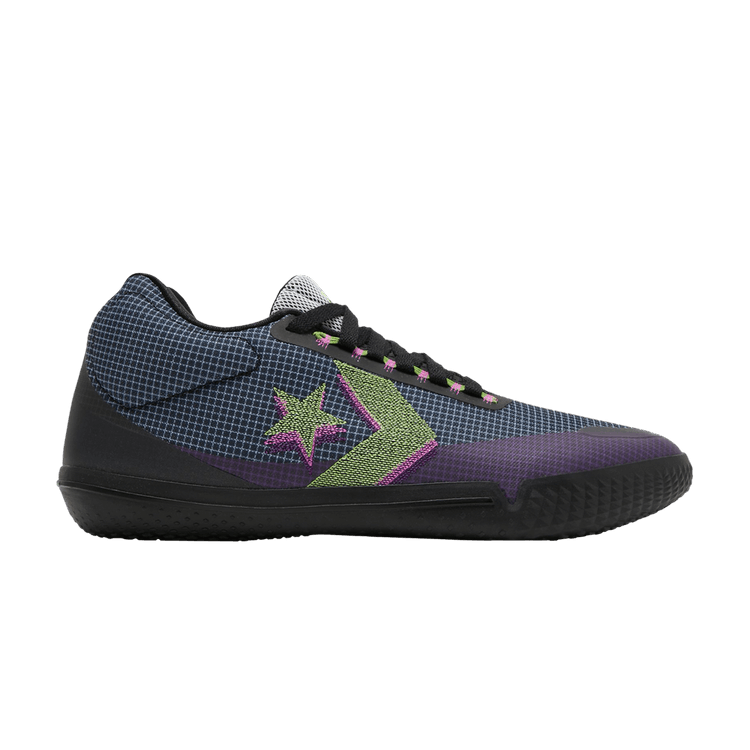 Converse All Star Pro BB Mid 'Soundwave' Sample — Black/White/Nightfall Violet