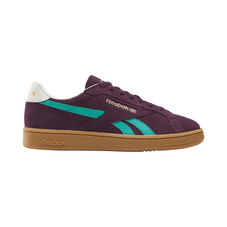 Reebok Club C Grounds 'Midnight Plum/Unleashed Green/Black' — Midnight Plum/Unleashed Green/Black