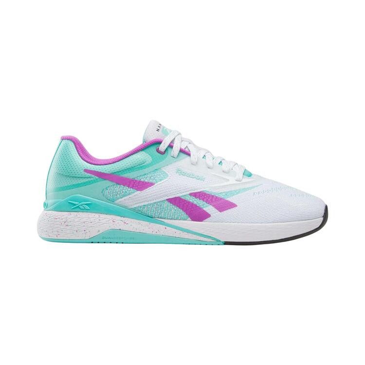 Reebok Nano X5 'White/Ai Aqua/Purple Rave' — White/Ai Aqua/Purple Rave