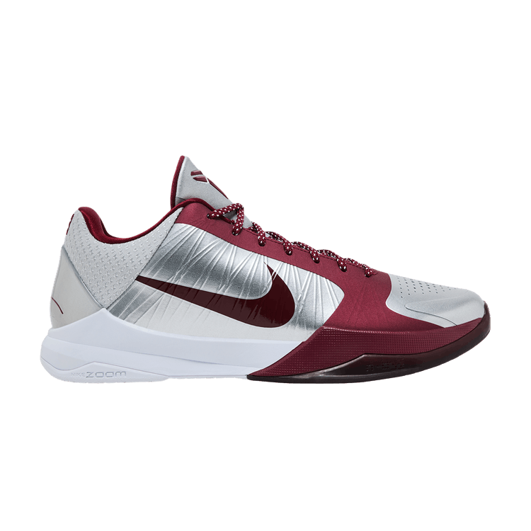 Nike Zoom Kobe 5 Protro 'Lower Merion Aces' 2026 — Metallic Silver/Team Red/White