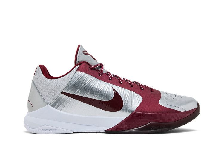 Nike Zoom Kobe 5 Protro 'Lower Merion Aces' 2026 — Metallic Silver/Team Red/White (2)