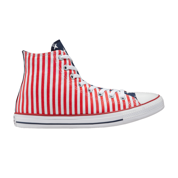 Converse Chuck Taylor All Star High 'Stars &amp; Stripes' — White/Midnight Navy/University Red