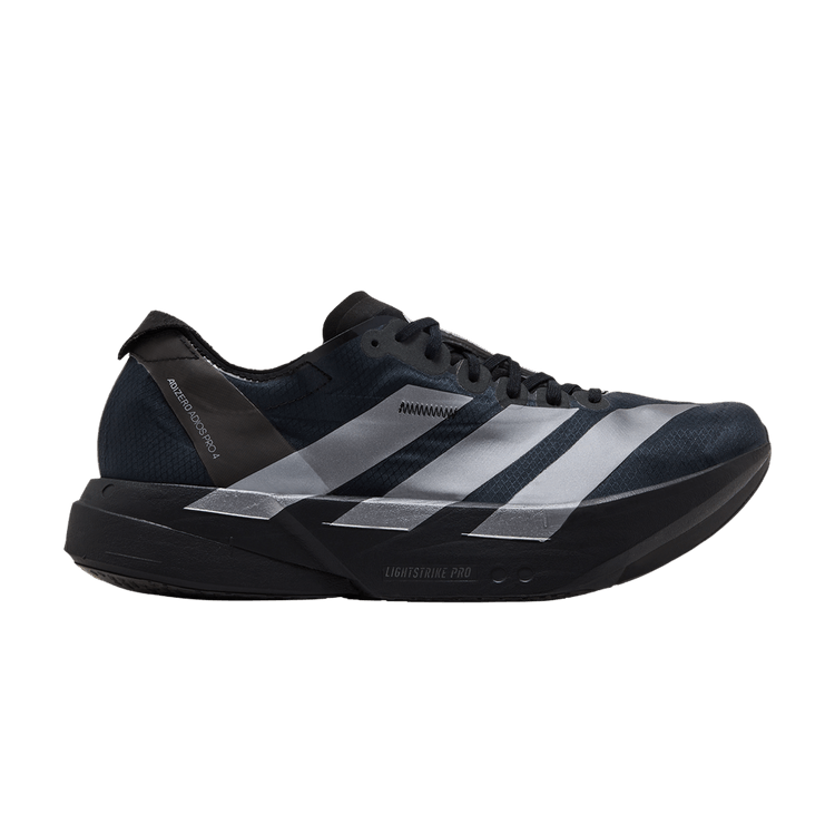 adidas Adizero Adios Pro 4 'Black Metallic' — Core Black/Iron Metallic/Carbon