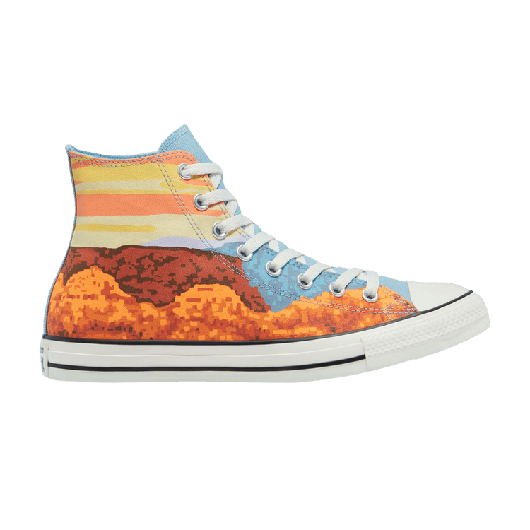 Converse Chuck Taylor All Star High 'The Great Outdoors - Magma Orange' — Magma Orange/Sea Salt Blue