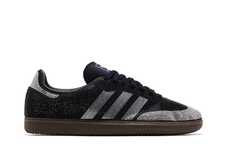 adidas Wmns Samba OG 'Black Silver Rhinestones' — Core Black/Core Black/Dark Gum