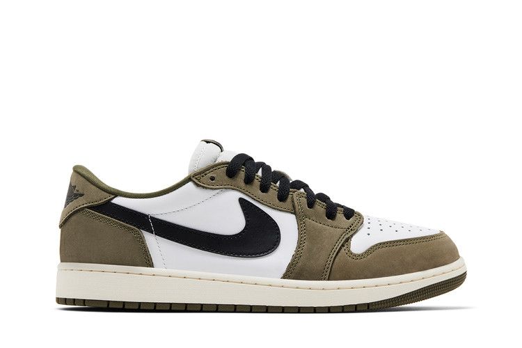 Air Jordan 1 Retro Low OG 'Medium Olive' — Medium Olive/Black-Summit White-Sail