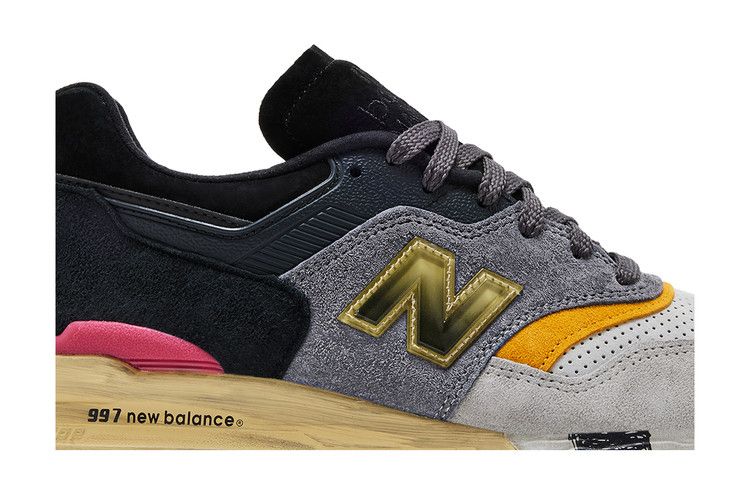 CNCPTS x New Balance 997 Made in USA 'Montage' — Grey/Black/Yellow/Pink