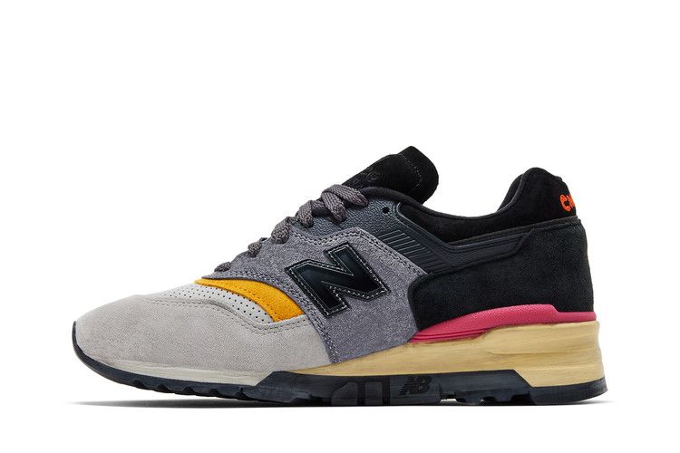 CNCPTS x New Balance 997 Made in USA 'Montage' — Grey/Black/Yellow/Pink