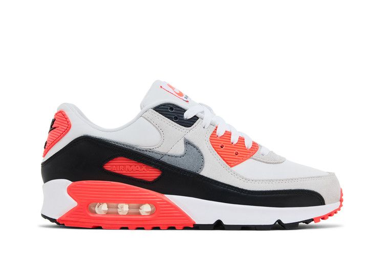Nike Air Max 90 'Infrared 3M' 2026 — White/Cement Grey-Infrared-Black (2)