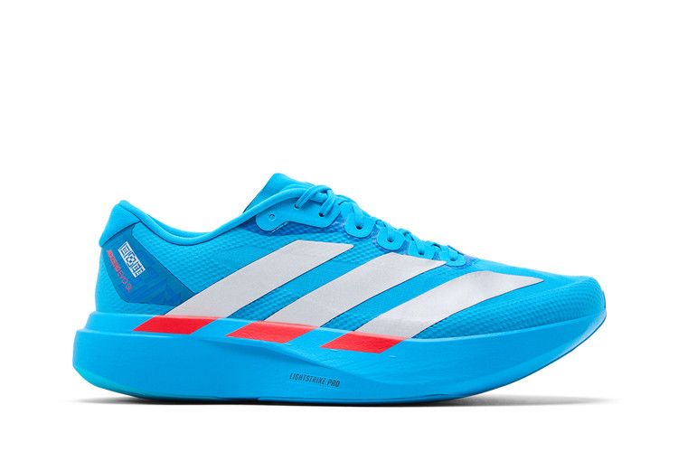 adidas Adizero Evo SL 'Solar Blue' — Solar Blue/Silver Metallic/Lucid Red