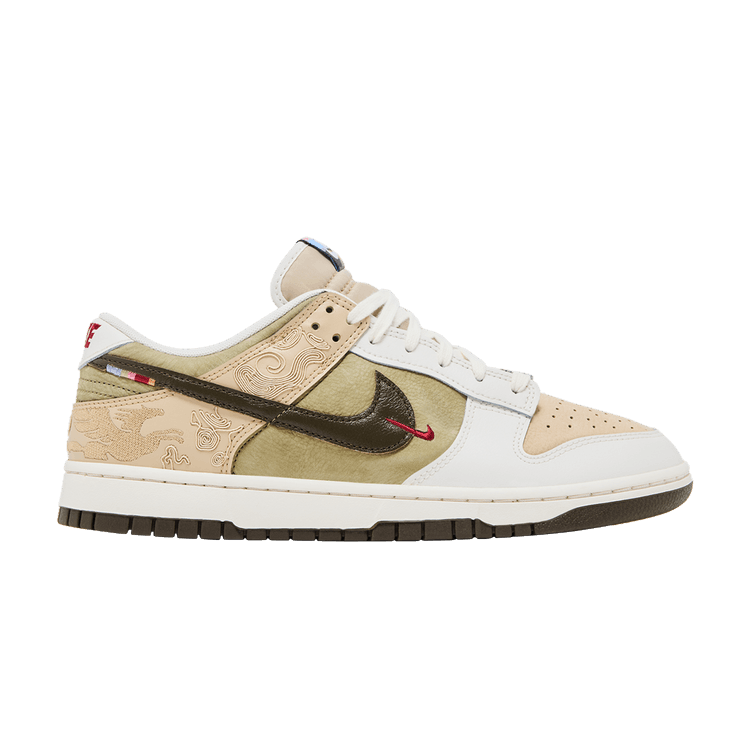 Nike Dunk Low 'Pegasus Pack - Linen Phantom' — Linen/Phantom/Neutral Olive/Dark Hazel