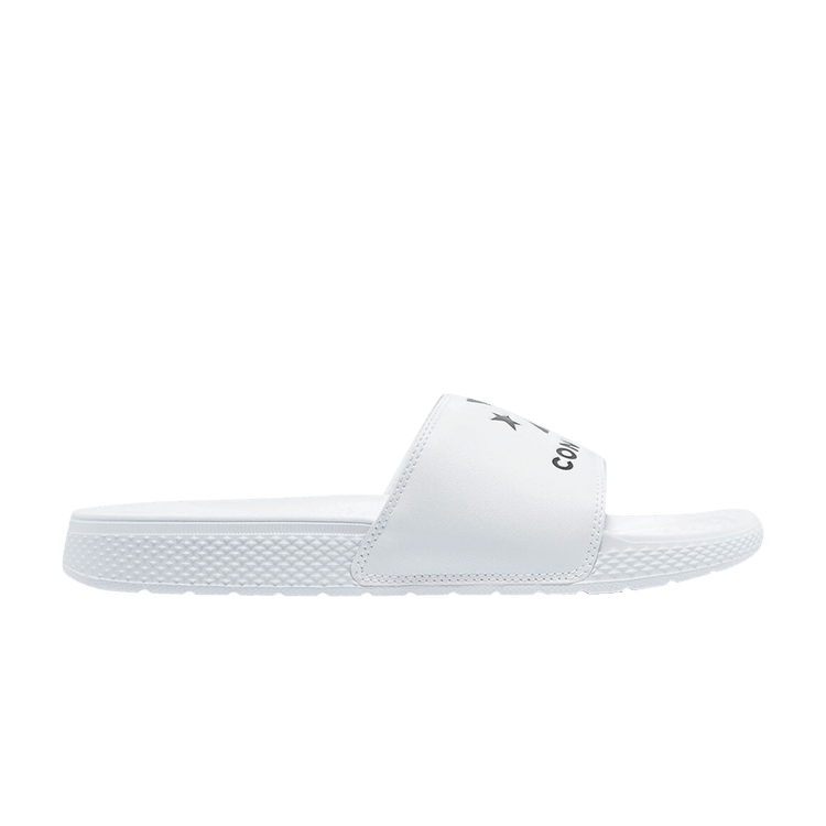 Converse All Star Slide 'White Black' — White/Black