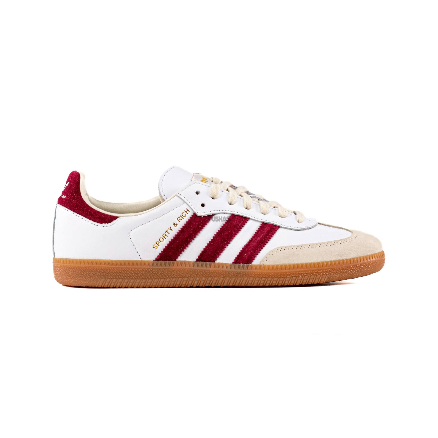 Adidas Samba 'Sporty &amp; Rich White Collegiate Burgundy' (2023)