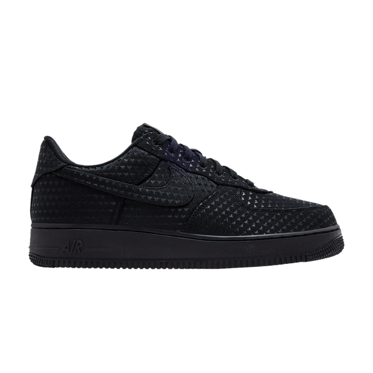 Nike Air Force 1 Low 'Valentine's Day Triple Black' 2026 — Black/Black-University Red