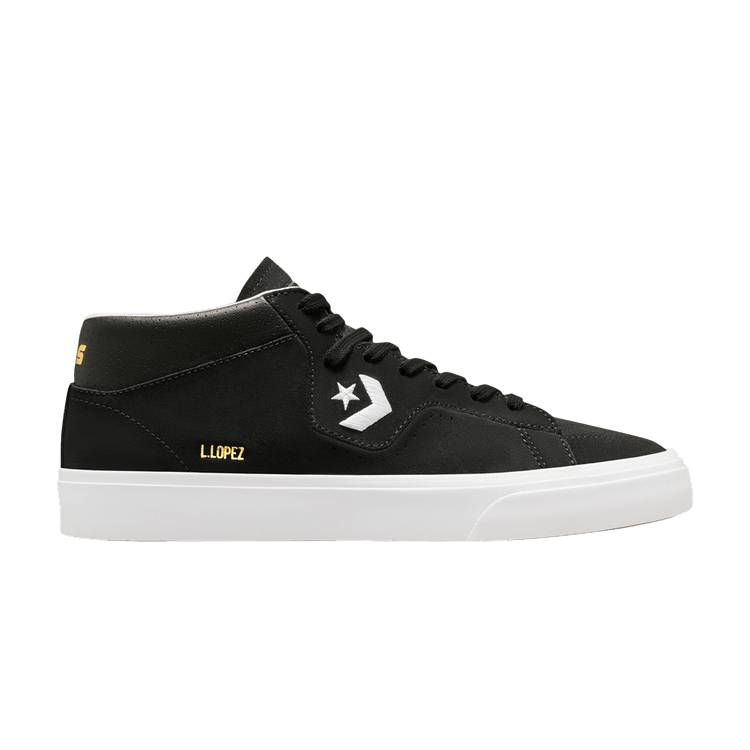 Converse Louie Lopez Pro Mid 'Black White' — Black/Black/White
