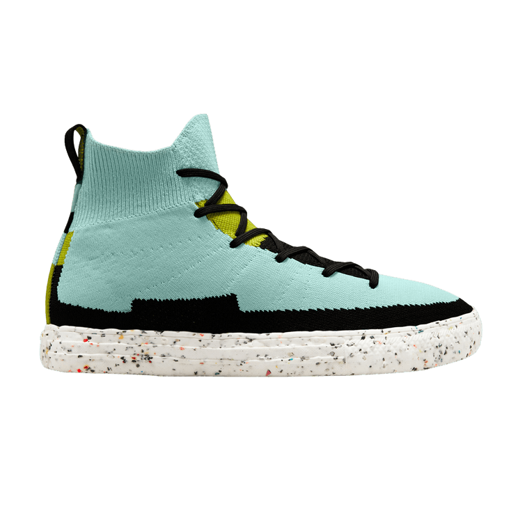 Converse Renew Chuck Taylor All Star Crater Knit High 'Soft Aloe' — Soft Aloe/Lime Twist/Black