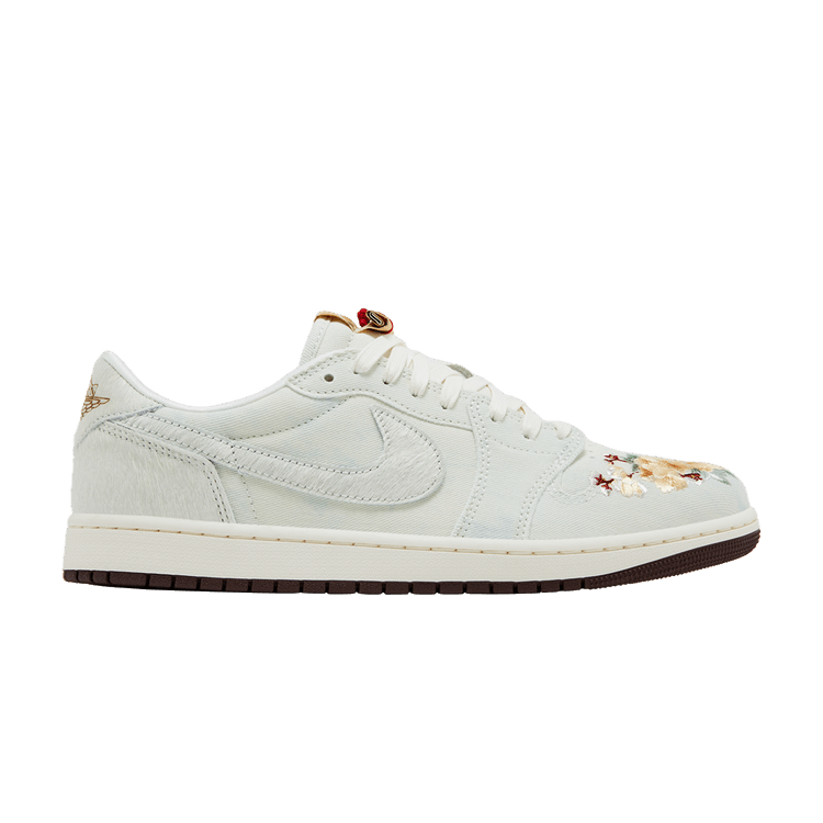 Air Jordan 1 Low OG 'Chinese New Year' 2026 — Football Grey/Sail/Sail/Light Chocolate/Metallic Gold
