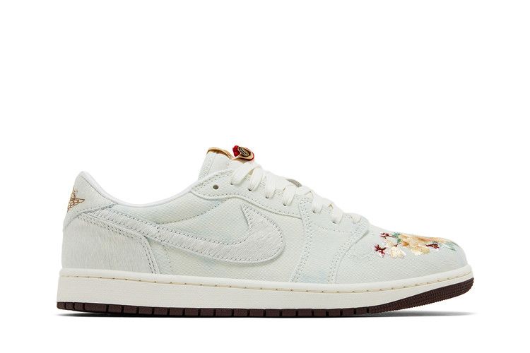 Air Jordan 1 Low OG 'Chinese New Year' 2026 — Football Grey/Sail/Sail/Light Chocolate/Metallic Gold