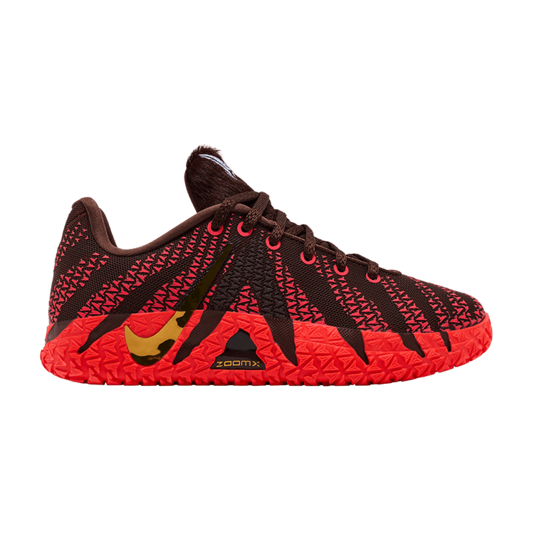 Nike Ja 3 GS 'Year of the Horse' — Lt Chocolate/Mtlc Gold-Silt Red
