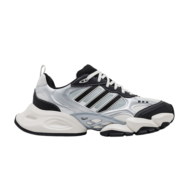 adidas XLG Runner 'Core White Core Black Silver Metallic' — Core White/Core Black/Silver Metallic