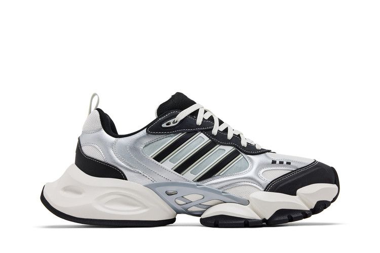 adidas XLG Runner 'Core White Core Black Silver Metallic' — Core White/Core Black/Silver Metallic