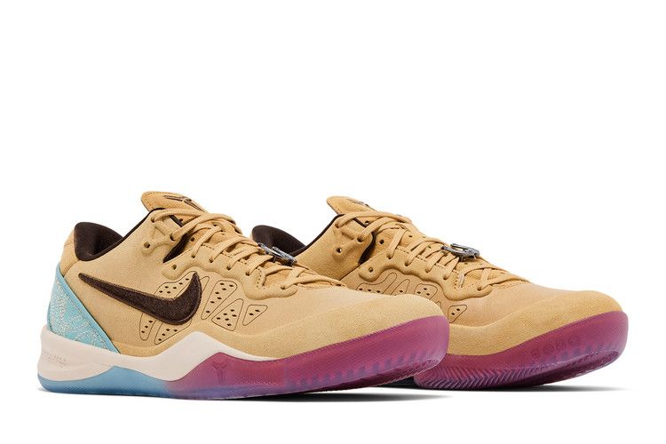 Nike Kobe 8 Protro 'Year of the Horse' — Light Orewood Brown/Baroque Brown/Summit White-Red Stardust-Ocean Cube-Metallic Dark Grey
