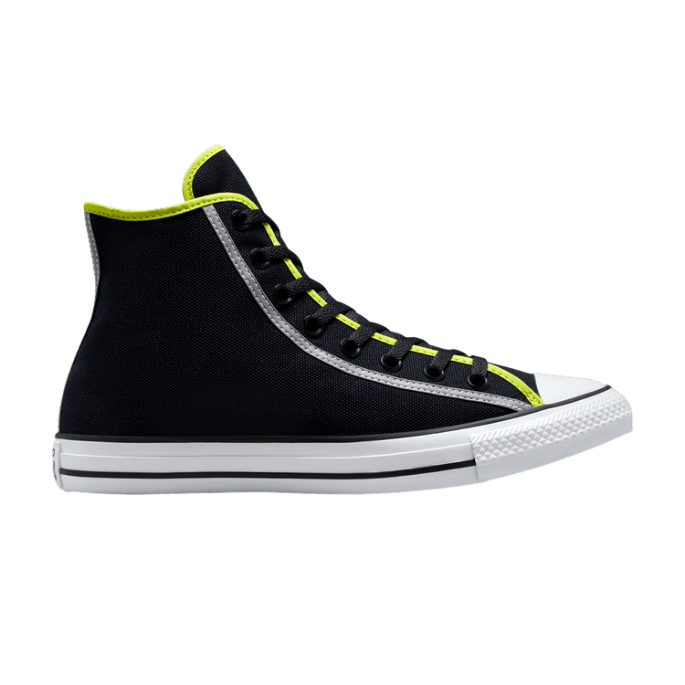 Converse Chuck Taylor All Star High 'Black Lime Twist' — Black/Lime Twist/White