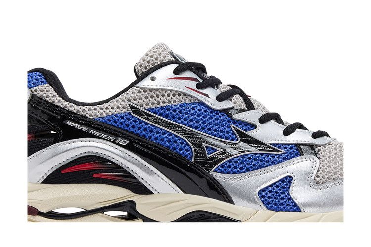 Mizuno Wave Rider 10 'Harbor Mist Black Dazzling Blue' — Harbor Mist/Black/Dazzling Blue