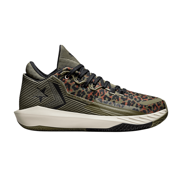 Converse All Star BB Jet 'Archive Print - Leopard' — Field Surplus/Black/Egret