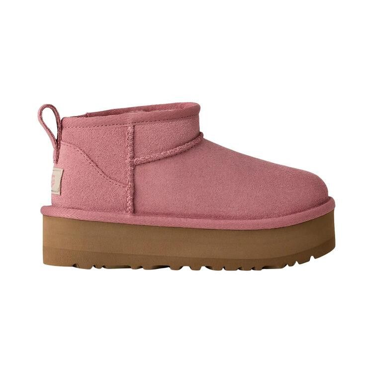 UGG Classic Ultra Mini Platform Boot Kids 'Pink Dawn' — Pink Dawm