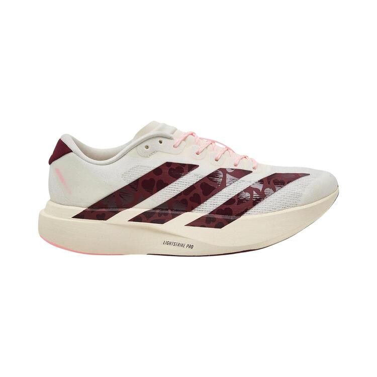 adidas Wmns Adizero Evo SL 'Valentine's Day' 2026 — Off White/Shadow Red/Pink Spark