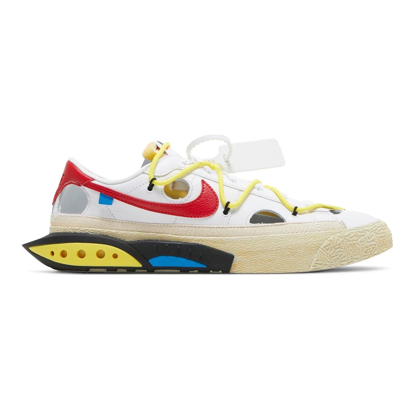 Nike Blazer Low 'Off-White University Red' (2022)