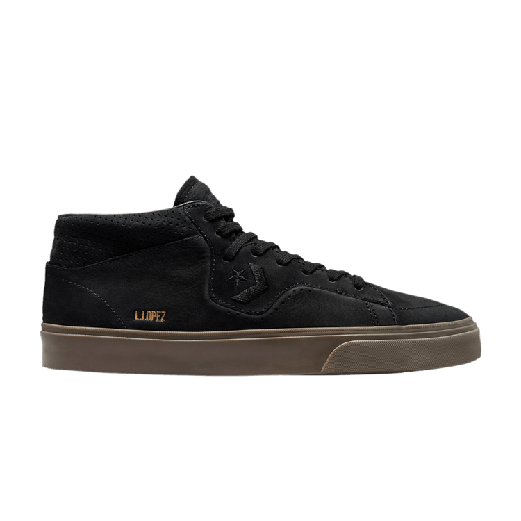 Converse Louie Lopez Pro Mid 'Black Dark Mushroom' — Black/Black/Dark Mushroom