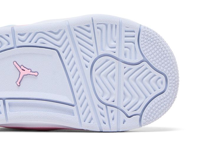 Air Jordan 4 Retro TD 'Valentine's Day' — White/Medium Soft Pink/Half Blue/Vapor Green