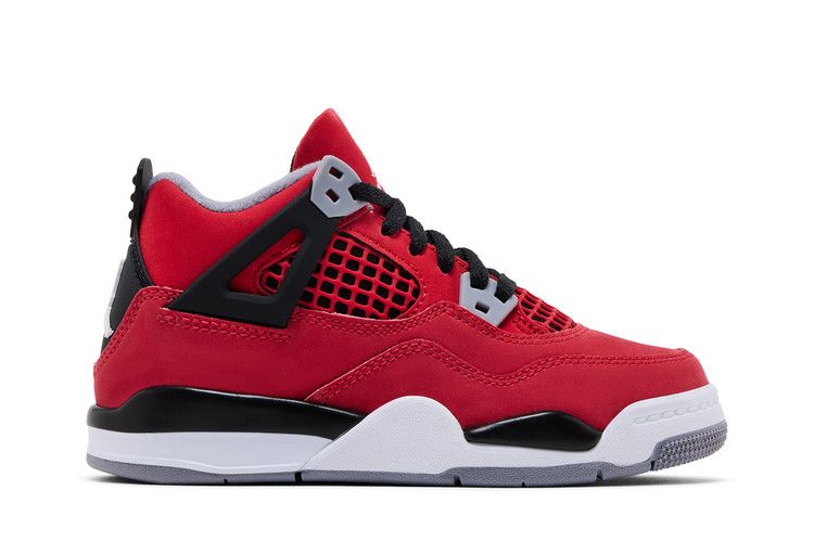 Air Jordan 4 Retro PS 'Toro Bravo' 2026 — Fire Red/White/Black/Cement Grey