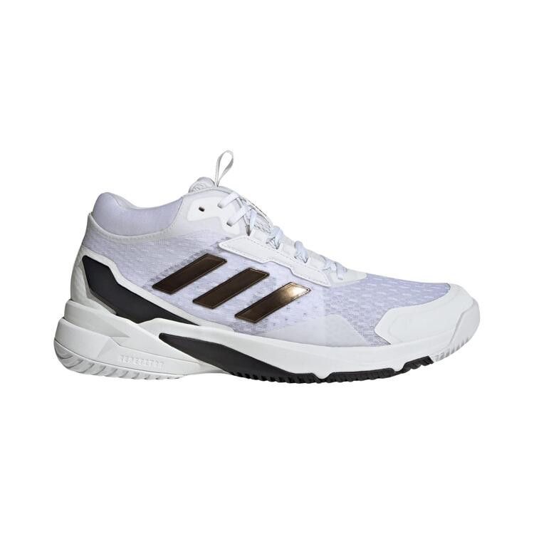 adidas Volleyball Crazyflight 6 Mid Indoor 'Cloud White Core Black' — Cloud White / Core Black / Cloud White