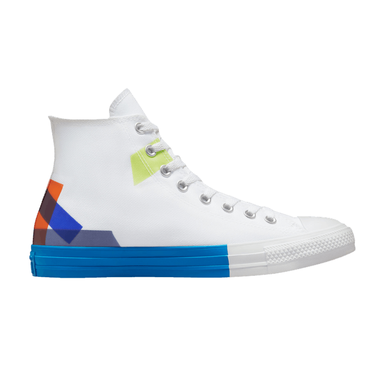 Converse Chuck Taylor All Star High 'Space Racer - White Kinetic Blue' — White/Kinetic Blue/White