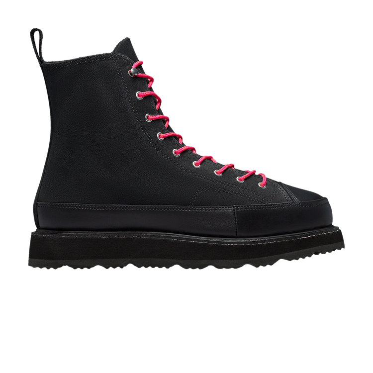 Converse Chuck Taylor Crafted Boot 'Black Prime Pink' — Black/Black/Prime Pink