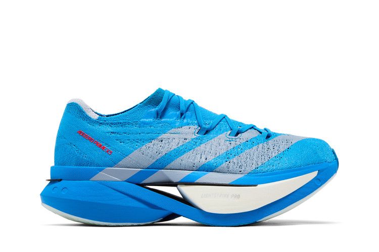 adidas Adizero Prime X3 Strung 'Solar Blue Silver Metallic Lucid Red' — Solar Yellow/Solar Yellow/Solar Yellow