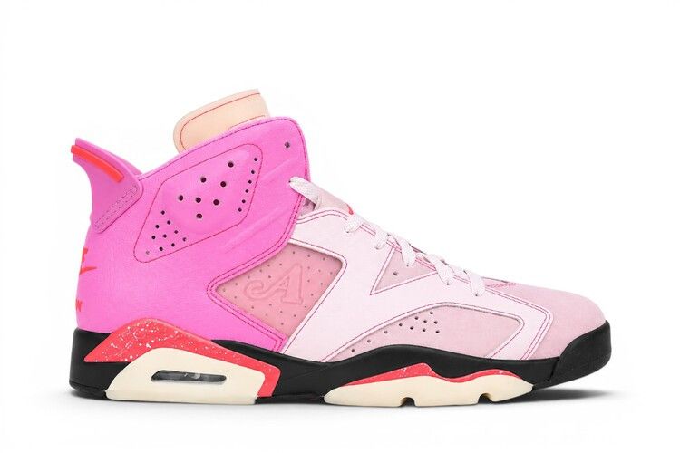 Awake NY x Air Jordan 6 Retro 'Playful Pink Infrared' — Playful Pink/Infrared 23-Shy Pink-Arctic Pink