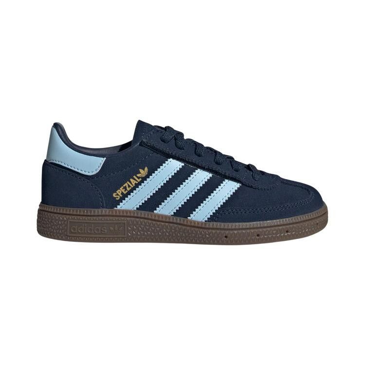 adidas Handball Spezial Little Kid 'Collegiate Navy Clear Sky Gum' — Collegiate Navy / Clear Sky / Gum