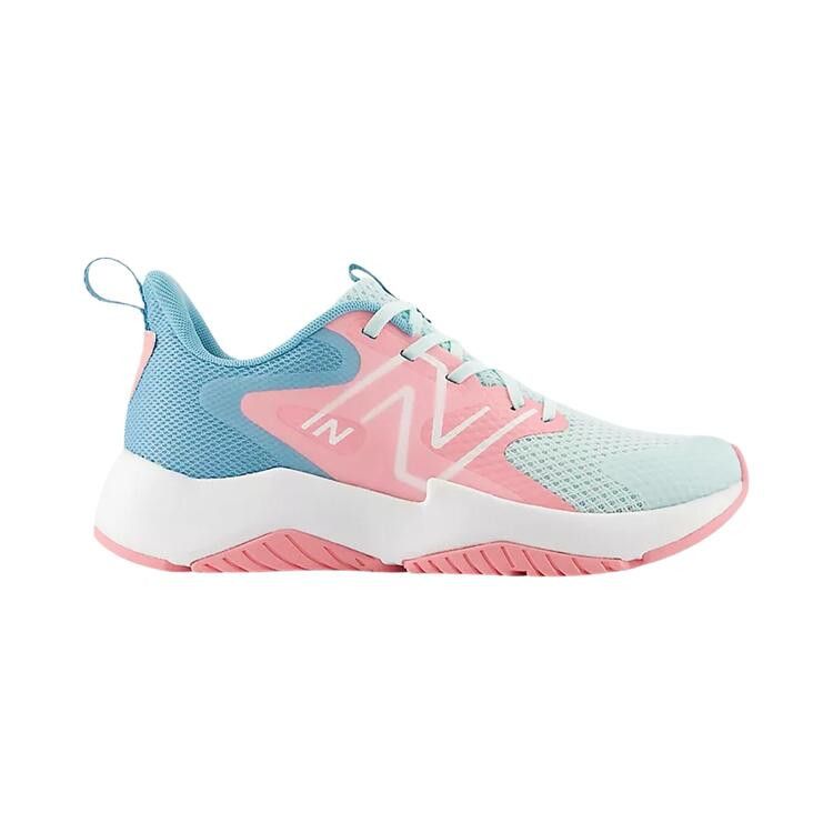 New Balance Rave Run v2 LACE Big Kid 'Giant Blue Double Bubble' — GLINT BLUE / DOUBLE BUBBLE / TAFFY BLUE
