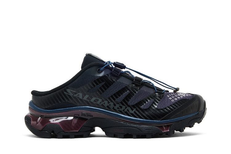 MM6 Maison Margiela x Salomon Wmns XT-4 Mule 'Black Hunkle Berry Violet' — Black/Nine Iron/Hunkle Berry Violet