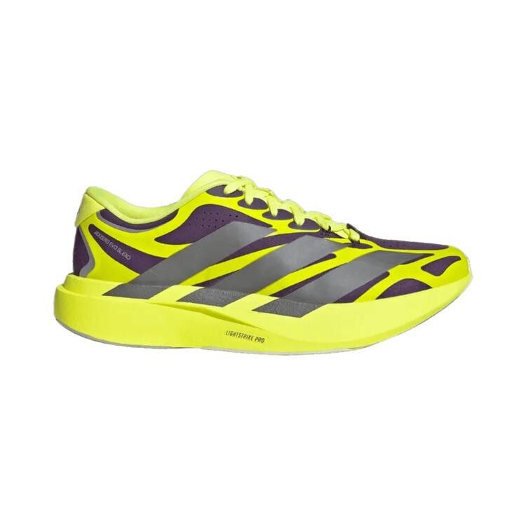 adidas Adizero EVO SL EXO 'Aurora Plum Iron Metallic' — Aurora Plum/Iron Metallic/Solar Yellow