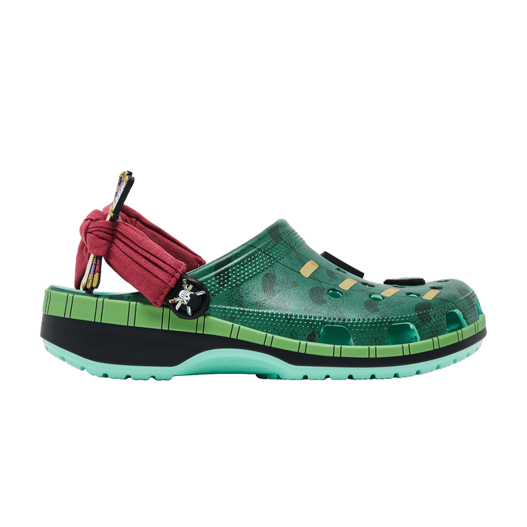 One Piece x Crocs Clog 'Roronoa Zoro' — Green/Red