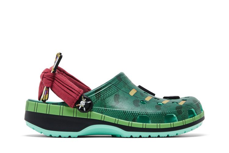 One Piece x Crocs Clog 'Roronoa Zoro' — Green/Red