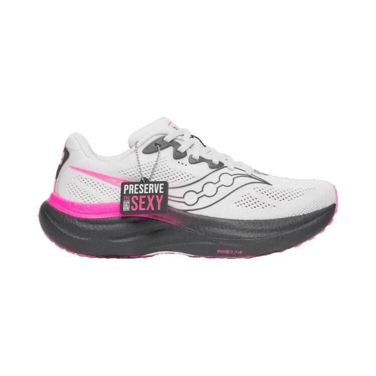 Black Girls Run! x Saucony Wmns Ride 19  'Fog' — Fog/Hot Pink