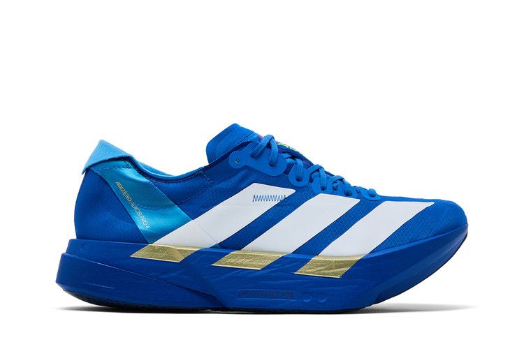 adidas Adizero Adios Pro 4 'Blue Cloud White' — Blue / Cloud White / Lime Burst