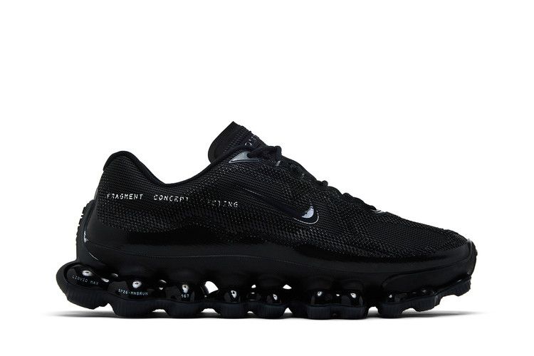 Fragment Design x Nike Air Liquid Max 'Black Anthracite' — Black/Anthracite-Black