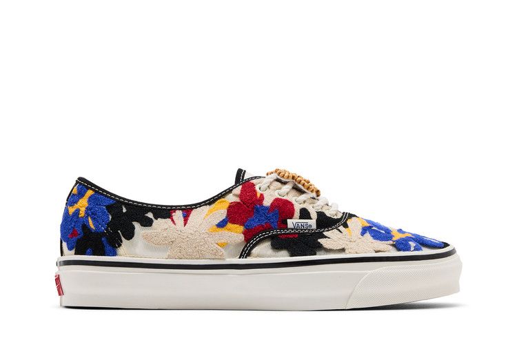 Vans Premium Authentic Needlework 'White Red Blue' — White/Red/Blue